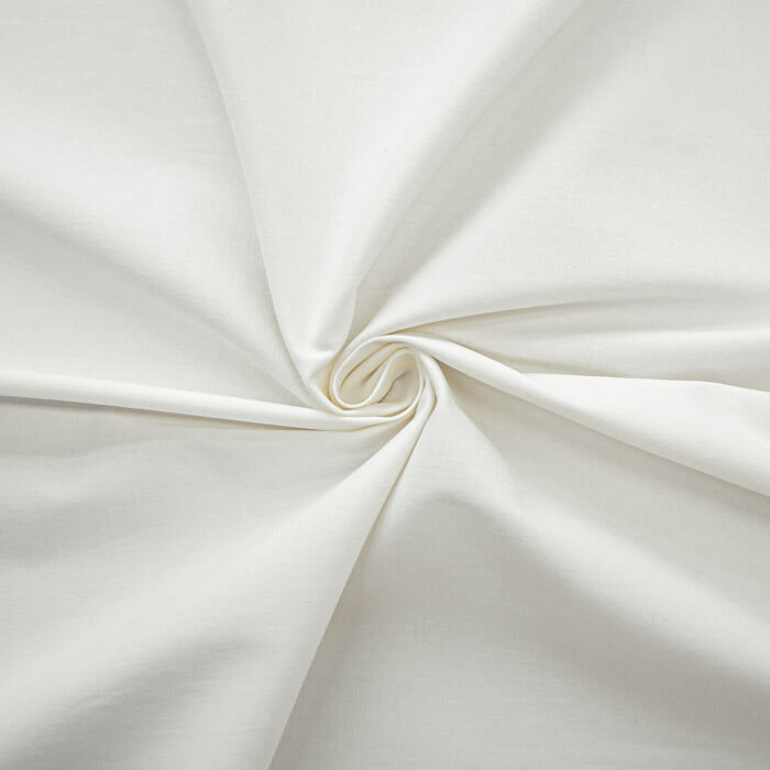 КОТТОН САТИН ОДНОТОННЫЙ ш150 98%хб 2%эл (молочный)