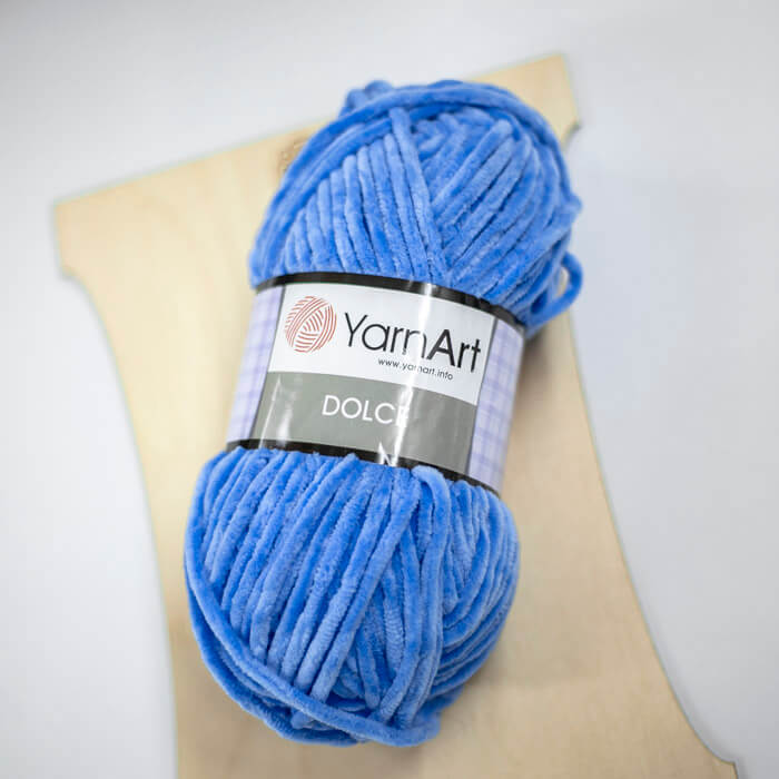 YARNART Dolce 100г-120м 100%пэ (777-голубой)