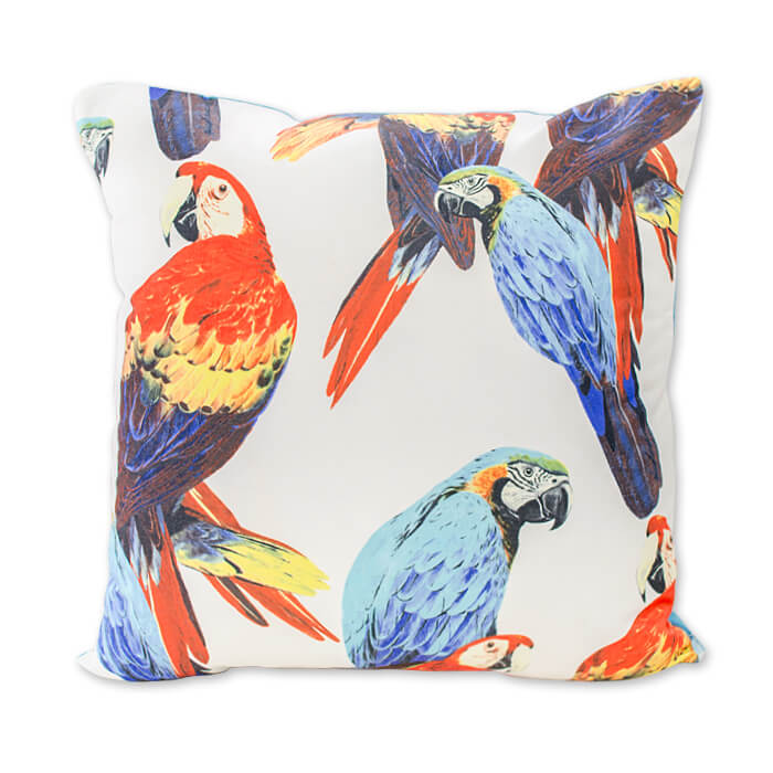 Чехол для подушки декоративный PARROT 45*45 75%пэ 25%хлопок_MIRTECK
