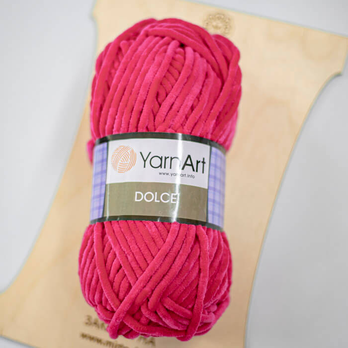 YARNART Dolce 100г-120м 100%пэ (759-малина)
