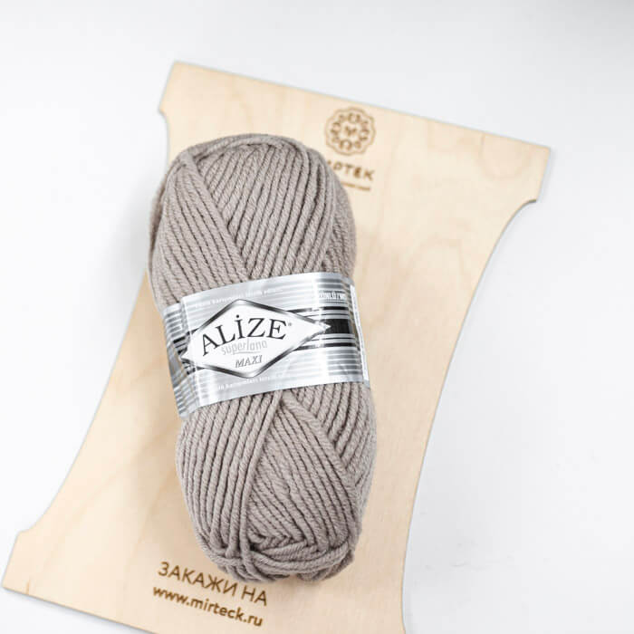 ALIZE Superlana Maxi 100г-100м 75%Акрил 25%Шерсть (541-норка)