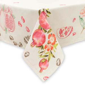 Скатерть 145х145 МИРТЕК SARGA GRANADA 55%хлопок 45%пэ гранат_MIRTECK