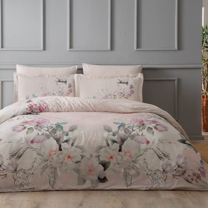 TAÇ Digital Colorfull Mosca Nevresim F1 Pudra