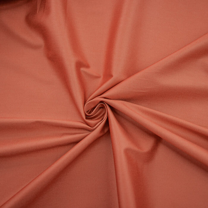 КОТТОН САТИН ОДНОТОННЫЙ ш150 98%хб 2%эл (кирпичный)
