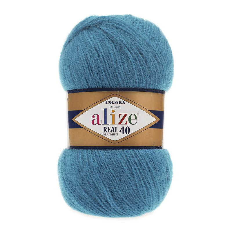 ALIZE Angora Real 40 100г-480м 40%шерсть 60%акрил (16-бирюзовый)