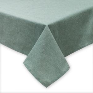 Скатерть 140х200 МИРТЕК KENT TU 61%пэ 39%хлопок зеленый_MIRTECK