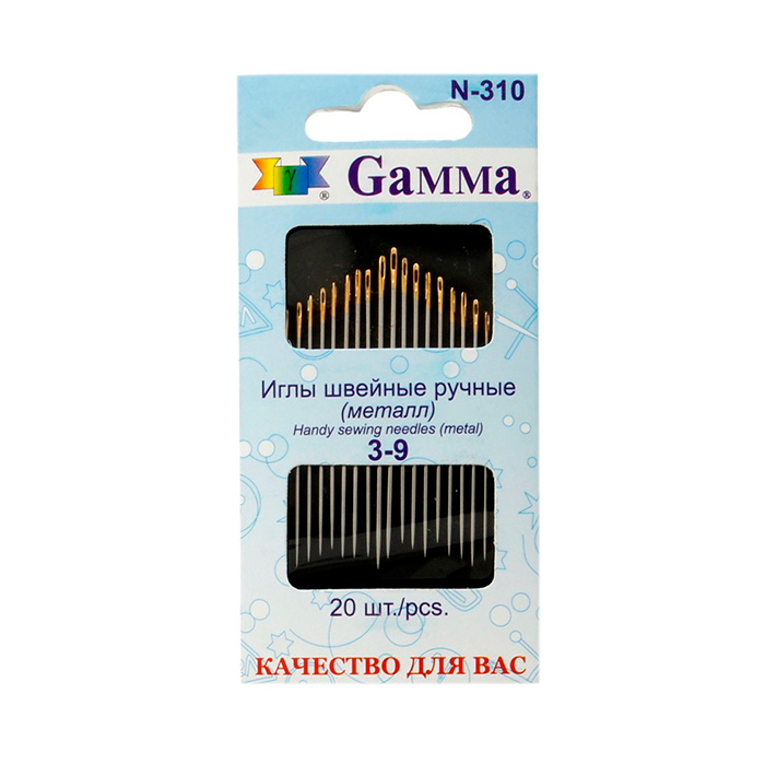 16529-иглы-д-шитья-и-штопки-20-шт-гама