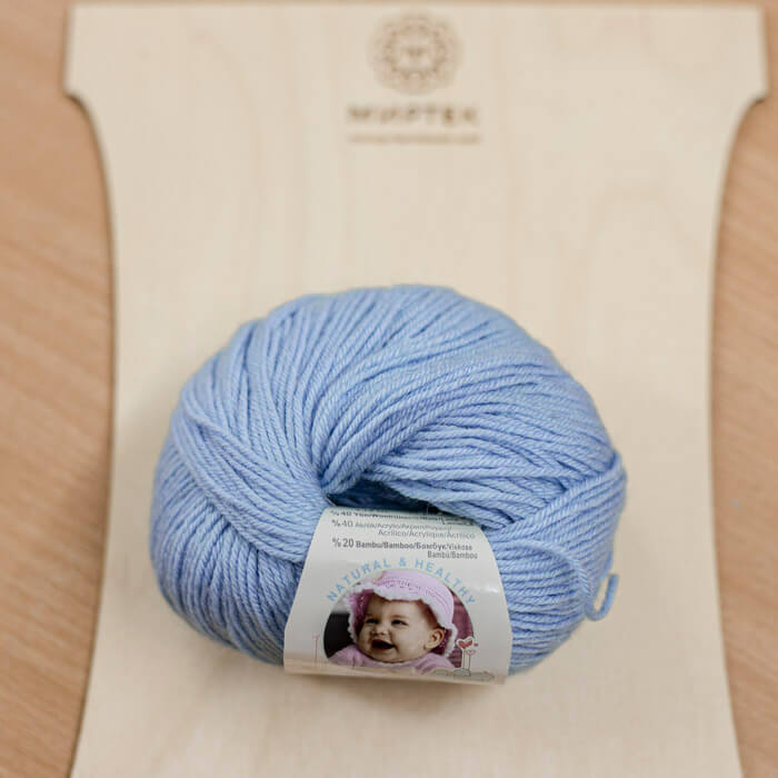 ALIZE Baby wool 50г-175м 40%шерсть 20%бамбук 40%акрил (350-св.голубой)