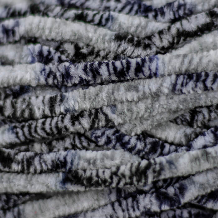 YARNART Dolce 100г-120м 100%пэ (801-бел/сирен/черный)