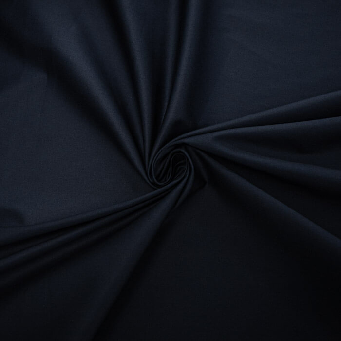 КОТТОН САТИН ОДНОТОННЫЙ ш150 98%хб 2%эл (т.синий)