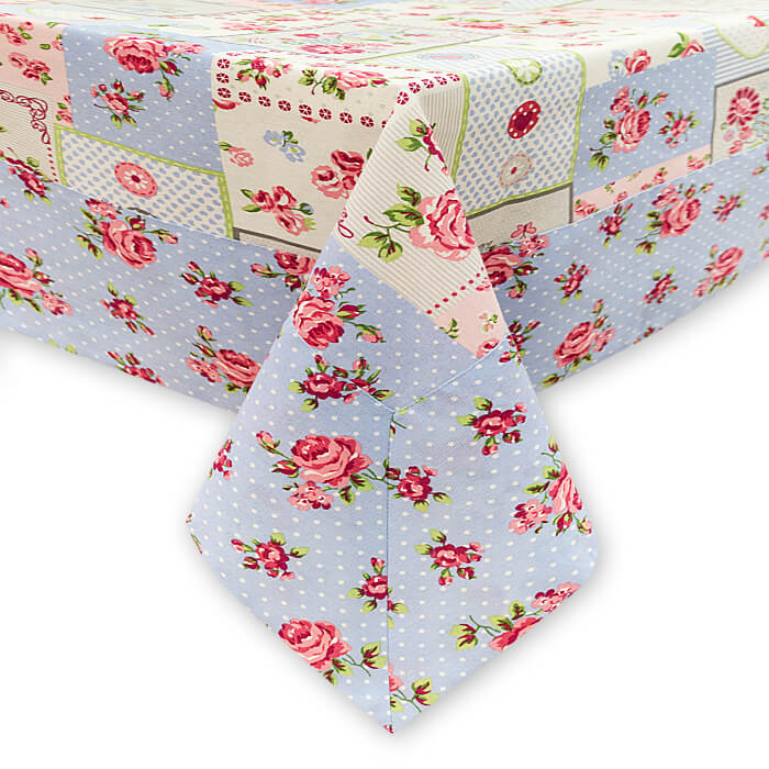Скатерть 135х240 МИРТЕК KAMILA 50%хлопок 50%пэ ассортимент_MIRTECK
