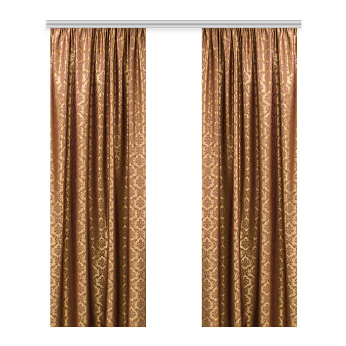 Портьера  МИРТЕК VIENNA 180х300 1 шт (цвет 402 цвет красной сливы)