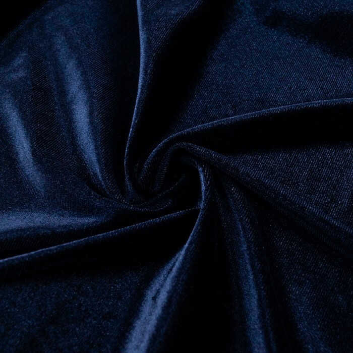 БАРХАТ СТРЕЙЧ ш150 100%пэ (чернильный-21)