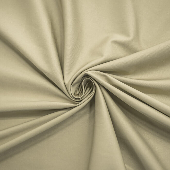 КОТТОН САТИН ОДНОТОННЫЙ ш150 98%хб 2%эл (св.бежево-зеленый)