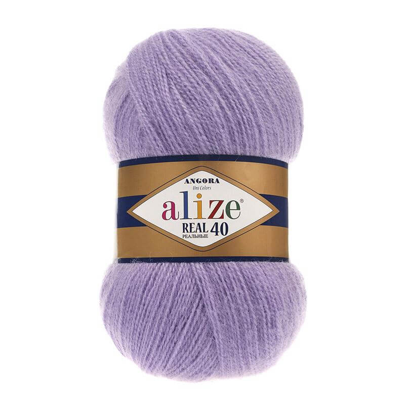 ALIZE Angora Real 40 100г-480м 40%шерсть 60%акрил (146-лиловый)