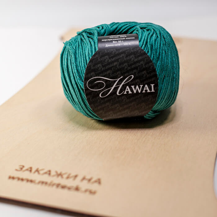 SEAM Hawai 50г-120м 100%мерсеризованный хлопок  (3848-кефирная крышечка)