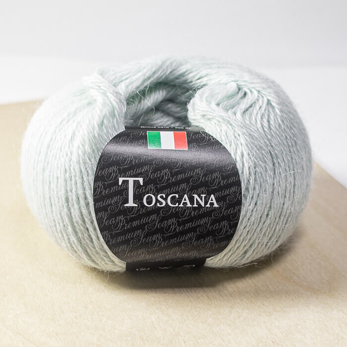 SEAM Toscana 50г-200м 65%альпака суперфайн 35%вискозный шелк (06-жемчужный)