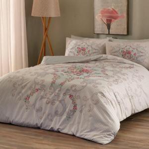 Постельное белье 1,5 - спальное TAC RANFORCE YASMIN 160х220-1шт 180х260-1шт 50х70-1шт 100%хлопок гол_MIRTECK