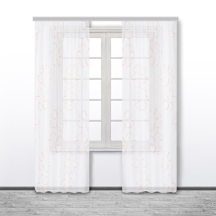 Штора  МИРТЕК COLINA 140х270 2 шт (цвет 38 терракот)