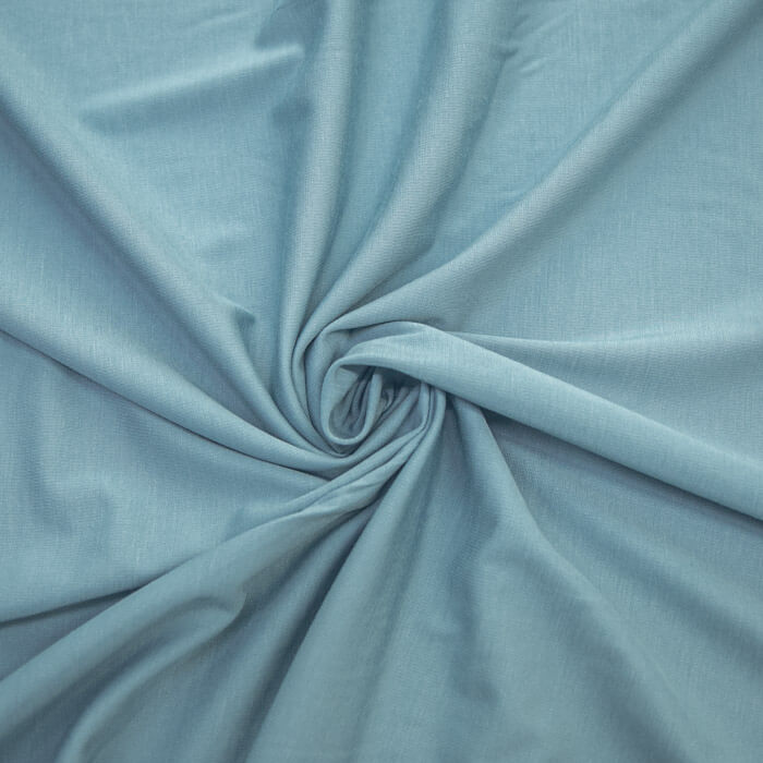 ТРИКОТАЖ ДЖЕРСИ ОДНОТОННЫЙ ARMANI LIGHT 280г/м2 160 60%вискоза 31%нейлон 9%эл (серо-голубой)