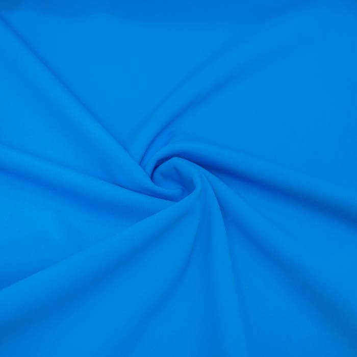 ЛАЙКРА ОБЛЕГЧЕННАЯ ОДНОТОННАЯ ш145 90%пэ 10%эл (яр.голубой-13)