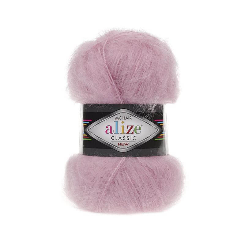 ALIZE Mohair Classic 100г-200м 24%шерсть 25%мохер 51%акрил (32-розовый)