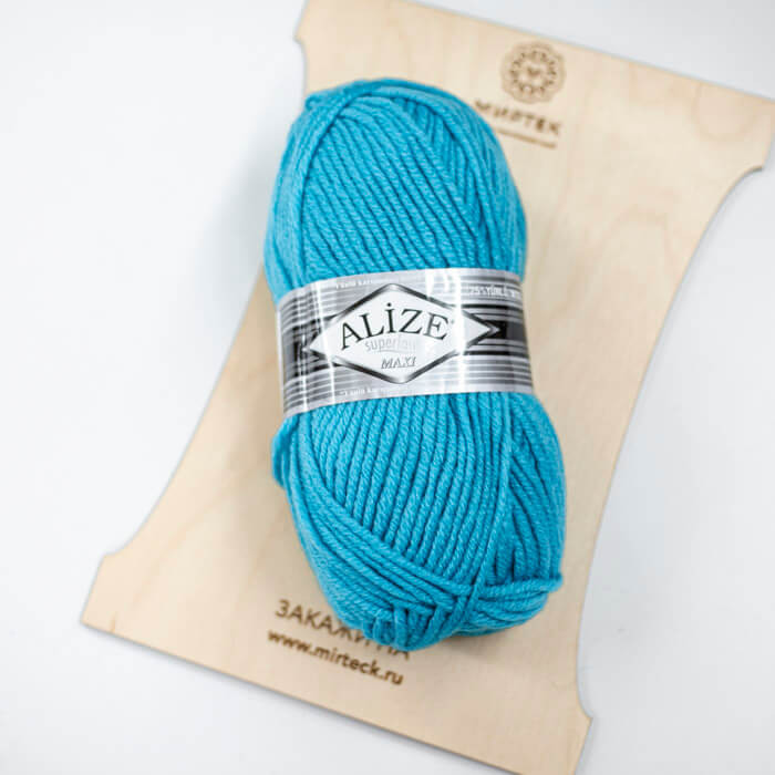 ALIZE Superlana Maxi 100г-100м 75%Акрил 25%Шерсть (287-бирюза)