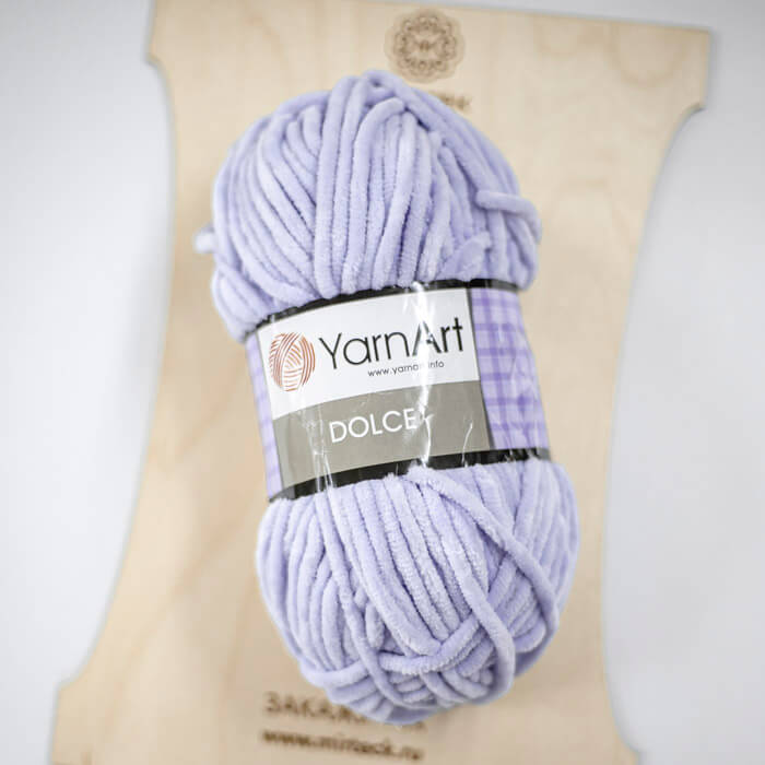 YARNART Dolce 100г-120м 100%пэ (776-сиреневый)