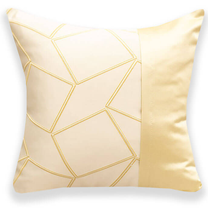 Чехол для подушки декоративный с клапаном LETA 45*45 100%пэ (цвет СL0129 молочно-кремовый)