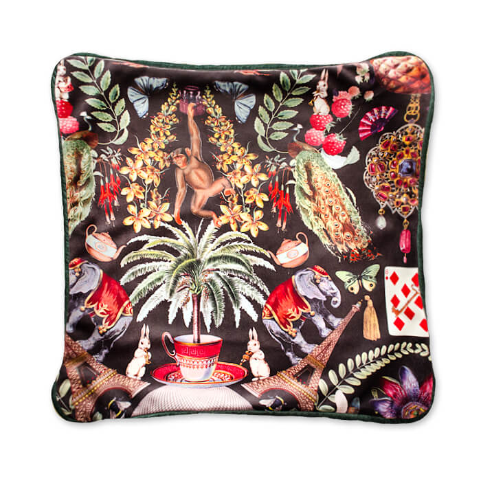 Чехол для подушки декоративный АЛИСА В СТРАНЕ ЧУДЕС с подушкой 45*45 100%пэ_MIRTECK