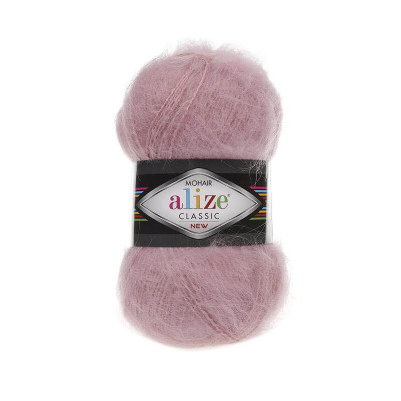 ALIZE Mohair Classic 100г-200м 24%шерсть 25%мохер 51%акрил (161-пудра)