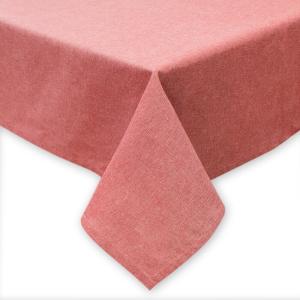 Скатерть 140х200 МИРТЕК KENT TU 61%пэ 39%хлопок красный_MIRTECK