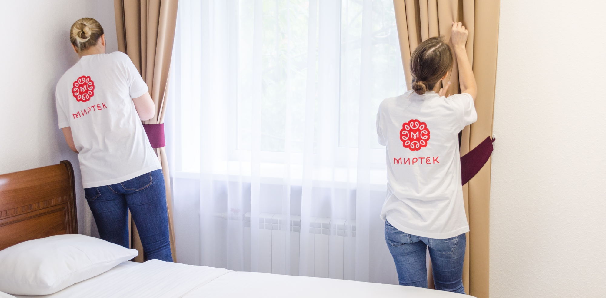 Вывешивание штор_MIRTECK