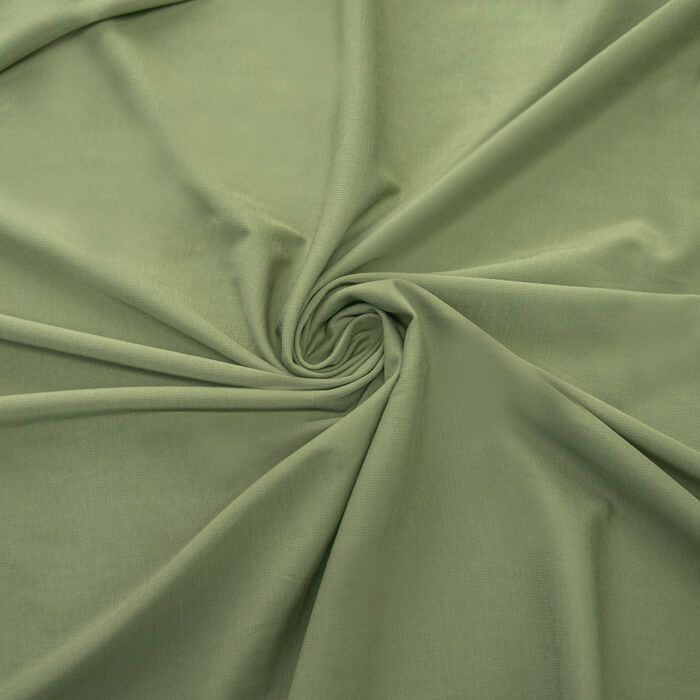 ТРИКОТАЖ ДЖЕРСИ ОДНОТОННЫЙ ARMANI LIGHT 280г/м2 160 60%вискоза 31%нейлон 9%эл (оливковый)