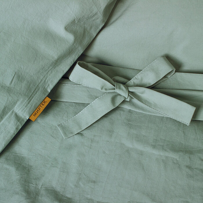 Постельное белье ЕВРО МИРТЕК COTTON вареный хлопок  200х220-1шт 245x260-1шт 50х70-2шт 100%хлопок мят_Каталог-v2_MIRTECK