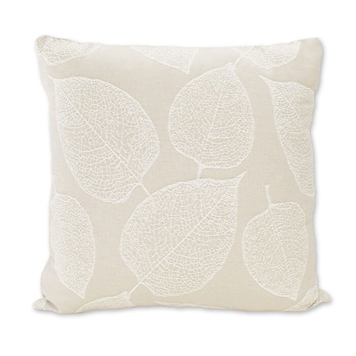 Чехол для подушки декоративный LEAVE/BASIC 45*45 61%хлопок 39%пэ (цвет 770 натуральный бежевый)