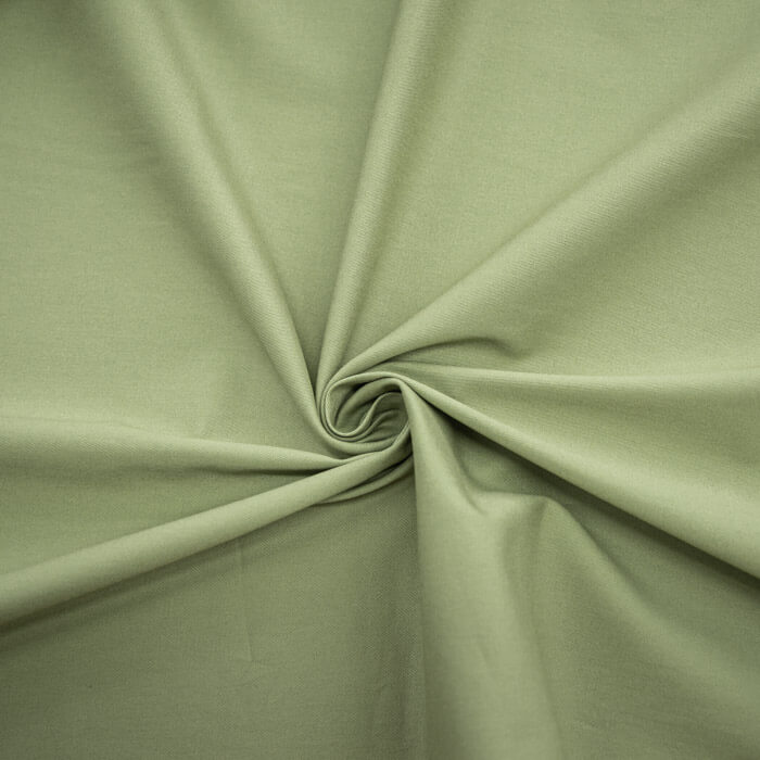 КОТТОН САТИН ОДНОТОННЫЙ ш150 98%хб 2%эл (оливковый)