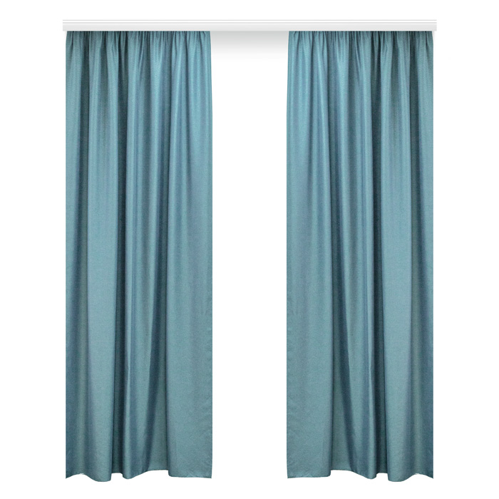 Блэкаут Рогожка холодный изумруд