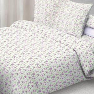 Постельное белье ЕВРО СПАЛ СПАЛЫЧ МИЛА 205х215-1шт 220х215-1шт 70х70-2шт 100%хлопок сиреневый_MIRTECK
