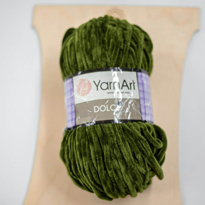 YARNART Dolce 100г-120м 100%пэ (772-зеленый)